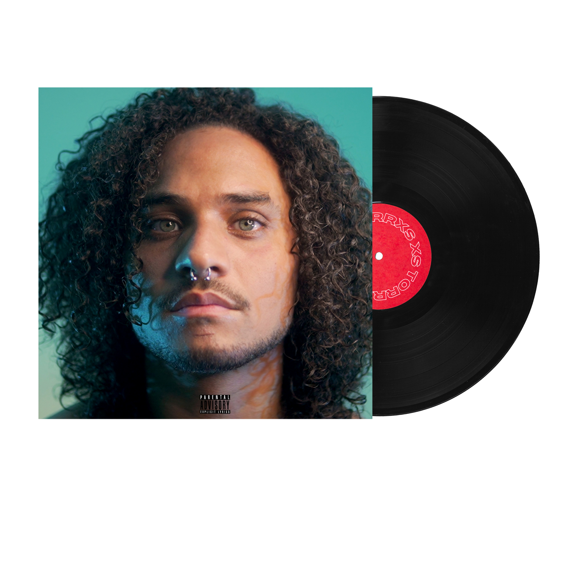 Vinilo con la portada del álbum Torrxs Xs Torrxs de Joe Torres, música urbana latina con raíces cubanas disponible en Indelevie.